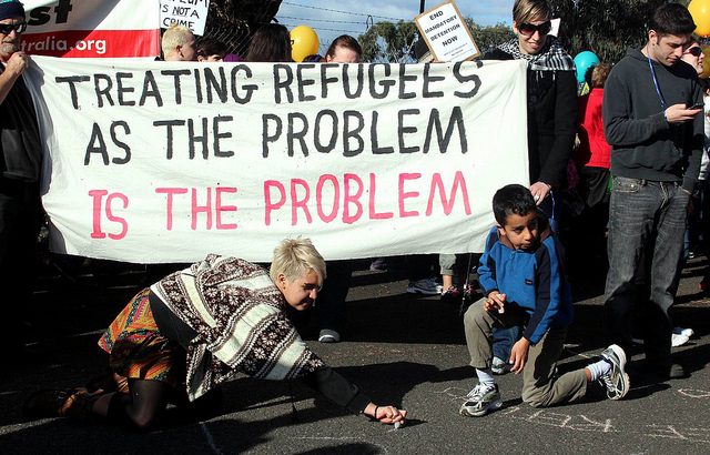 Priest blames poor treatment of refugees on racist attitude
