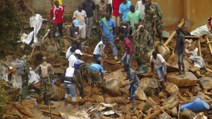 Fears of disease in the wake of Sierra Leone’s horror mudslide