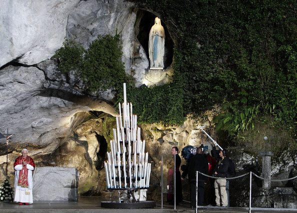 Pope Benedict in Lourdes