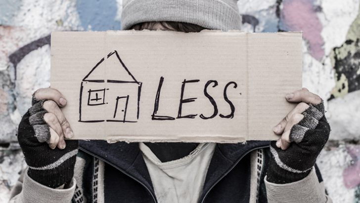 Small drop in number of people experiencing homelessness