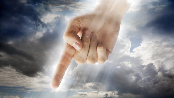 God’s finger in our lives