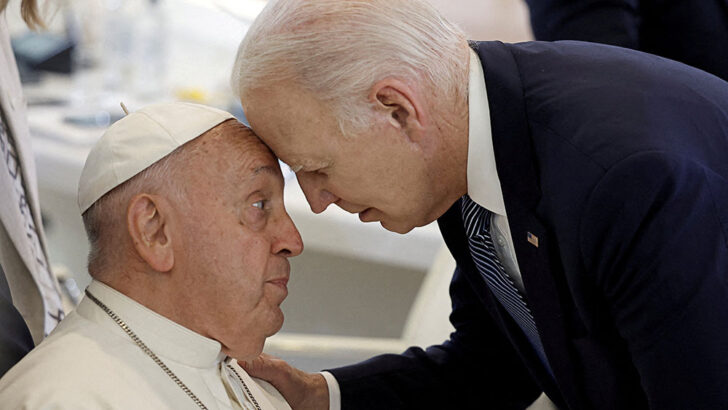 President Biden awards Pope Francis the Presidential Medal of Freedom
