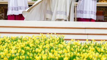 The cross with the date of Easter Christianity’s bone of contention – leaps through the calendar