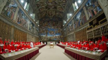 Francis has doubled the number of religious in the conclave He was the first Jesuit and, after 167 years, the first pope of a religious order