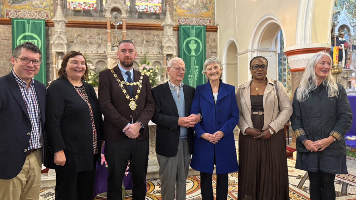 President Connolly attends annual swimmers Mass