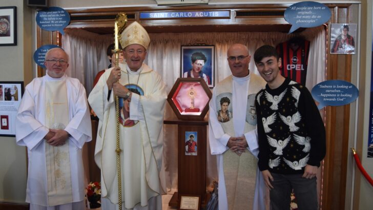 Cork procession centenary and St Carlo shrine feature on Nationwide