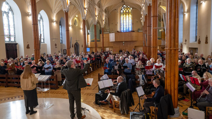 Over 300 choir members combine for Cathedral liturgy and learning