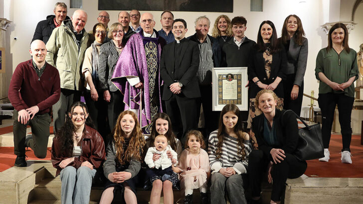 Priest’s 60 years of service celebrated in Whitehall