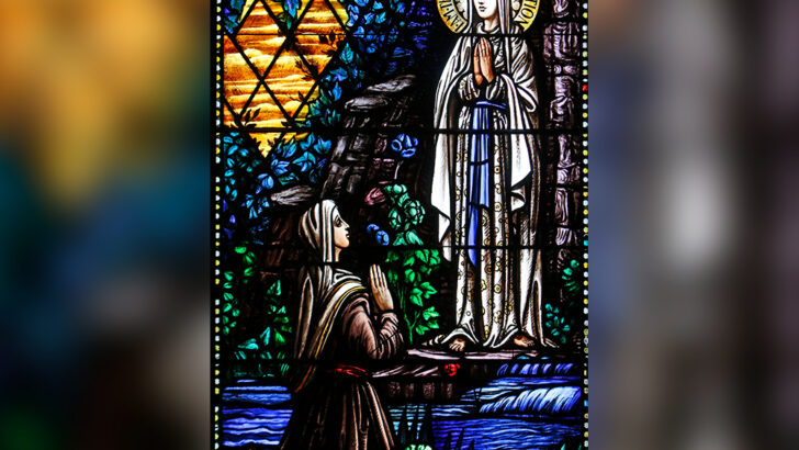 St Bernadette and raising up the lowly