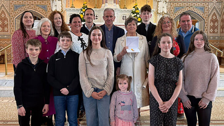 Barryroe’s former sacristan honoured with papal award