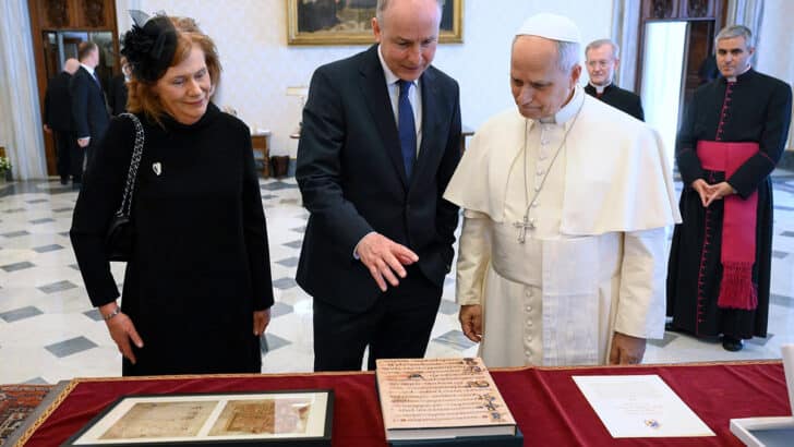 Taoiseach discusses wars in the Middle East and abuse redress with Pope Leo