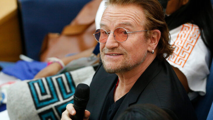 Take a tip from Bono – and wear sunglasses!