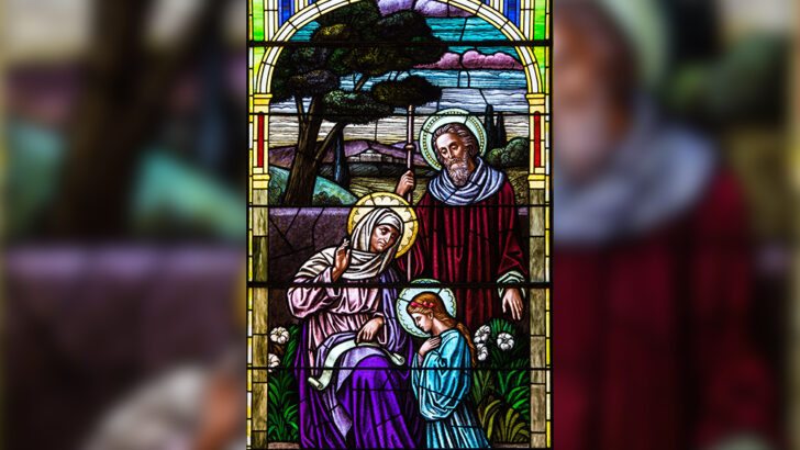 Sts Joachim, Anne, and evangelising our grand-children