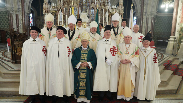 The Equestrian Order of the Holy Sepulchre of Jerusalem marks its 40 years in Ireland welcoming new members