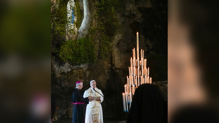 Pope blasts assisted suicide as ‘false compassion’ during stop off at Lourdes on his French tour