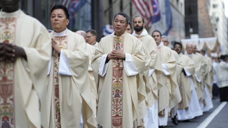 For the first time in 5 years, the number of priests worldwide rose